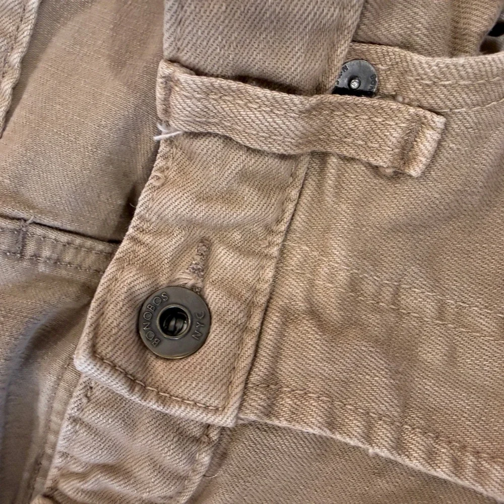 Bonobos‎ Chino Pants Mens 30x32 Tan Stretch Washed Khaki Slim Straight 5-Pocket